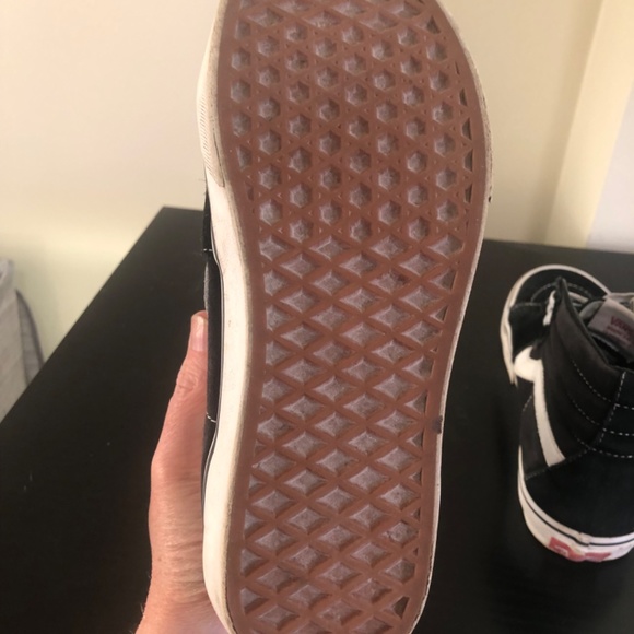 Vans black and white classic sk8-hi sneakers - Picture 4 of 4